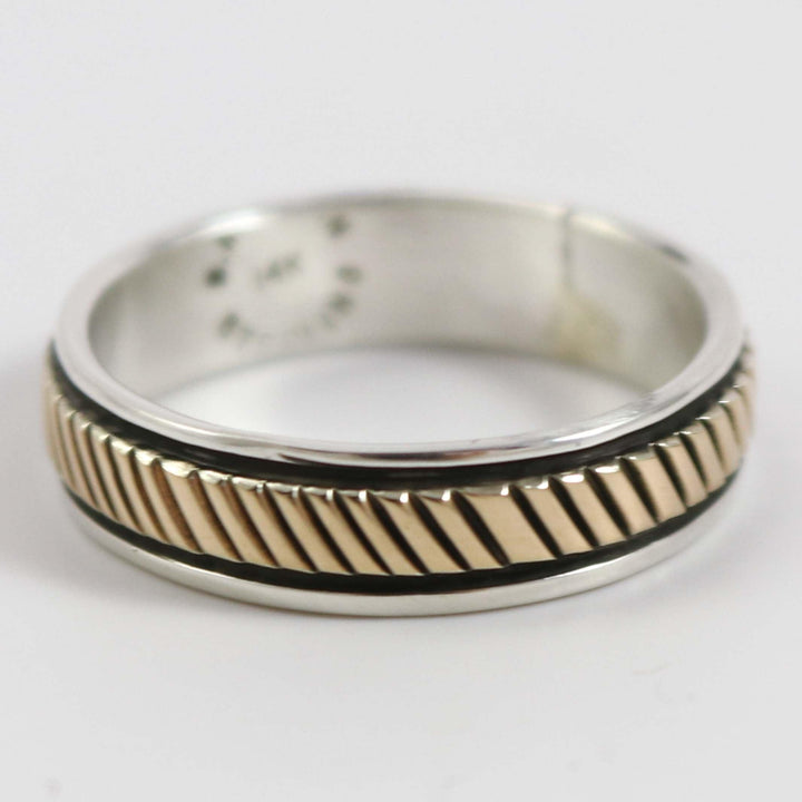 Gold on Silver Ring by Bruce Morgan - Garland's