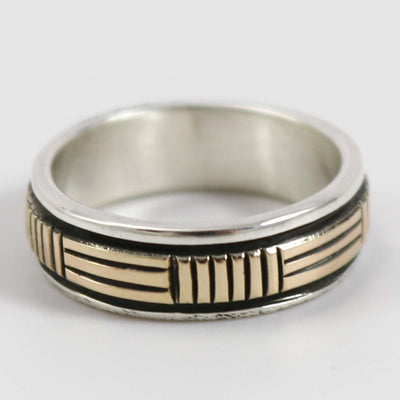 Gold on Silver Ring by Bruce Morgan - Garland's