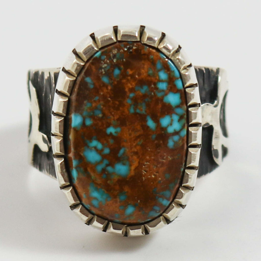 Pilot Mountain Turquoise Ring by Kee Yazzie - Garland's