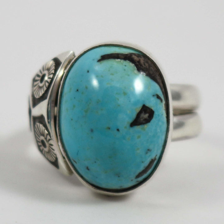 Persian Turquoise Ring by Steve Yellowhorse - Garland's