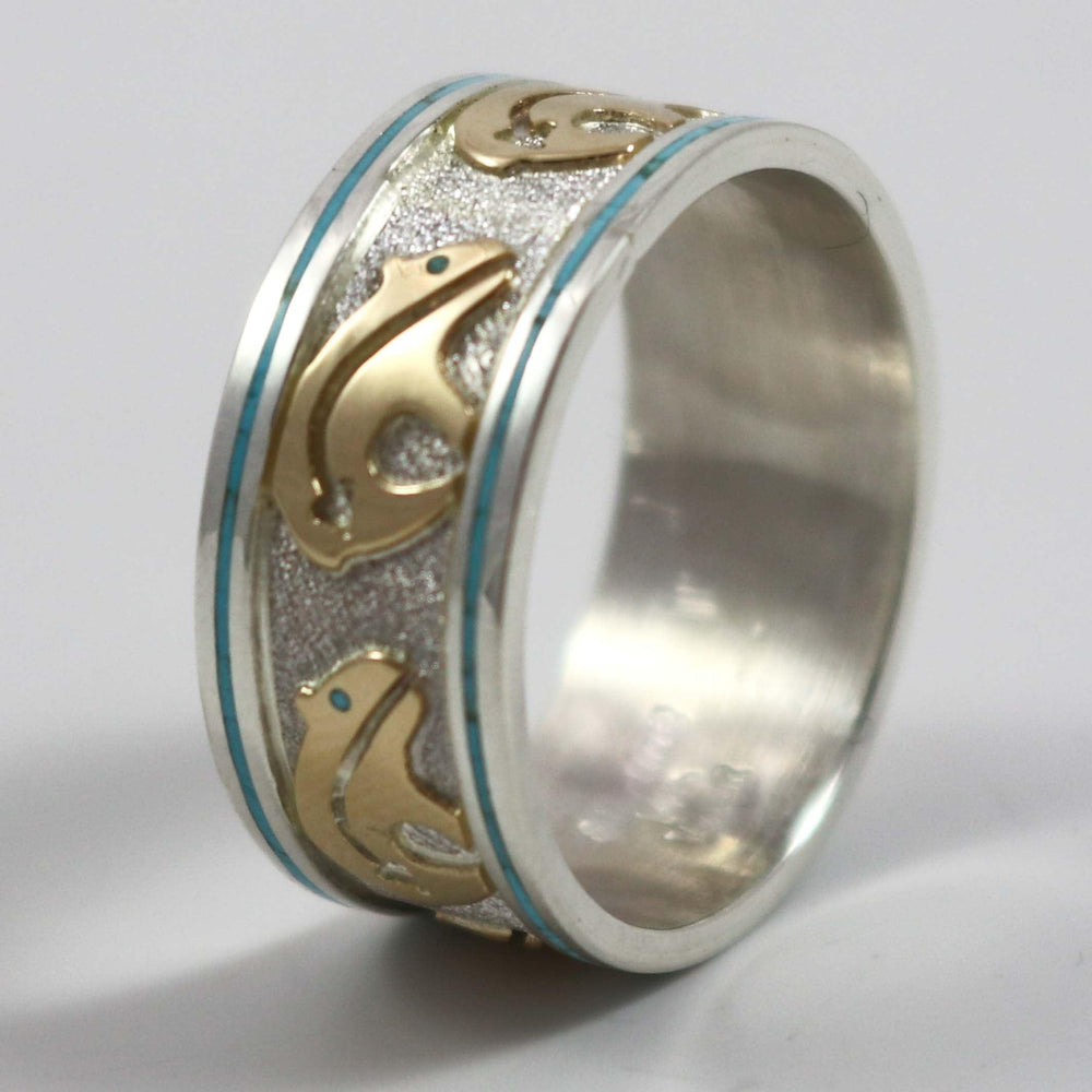 Gold and Silver Bear Ring by Robert Taylor - Garland's