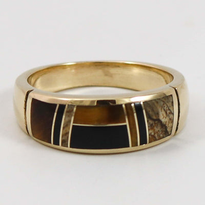 Gold Inlay Ring by Tim Charley - Garland's