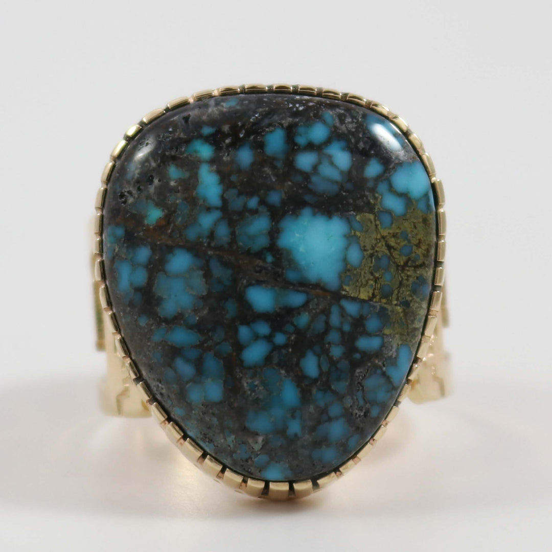 Gold Candelaria Turquoise Ring