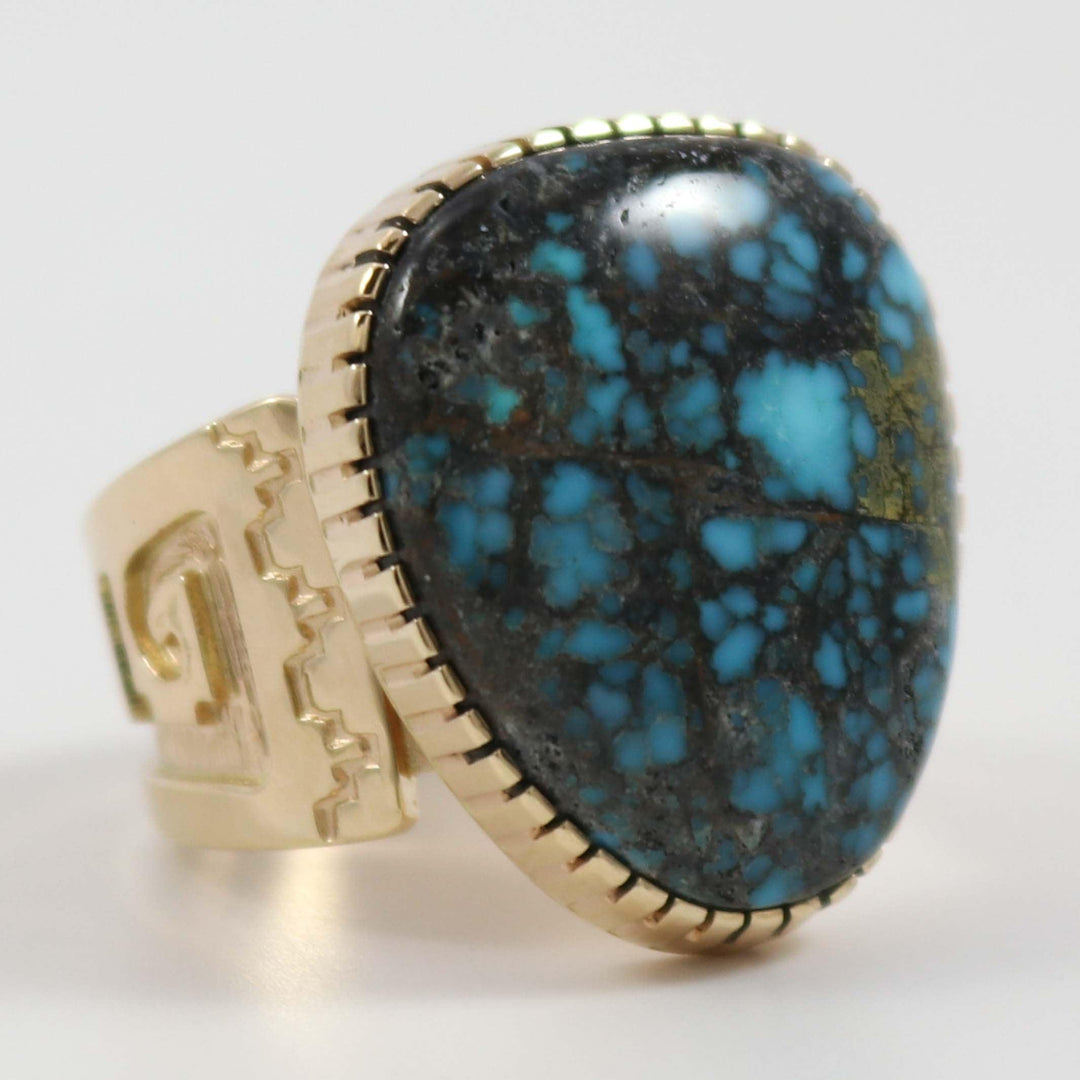 Gold Candelaria Turquoise Ring