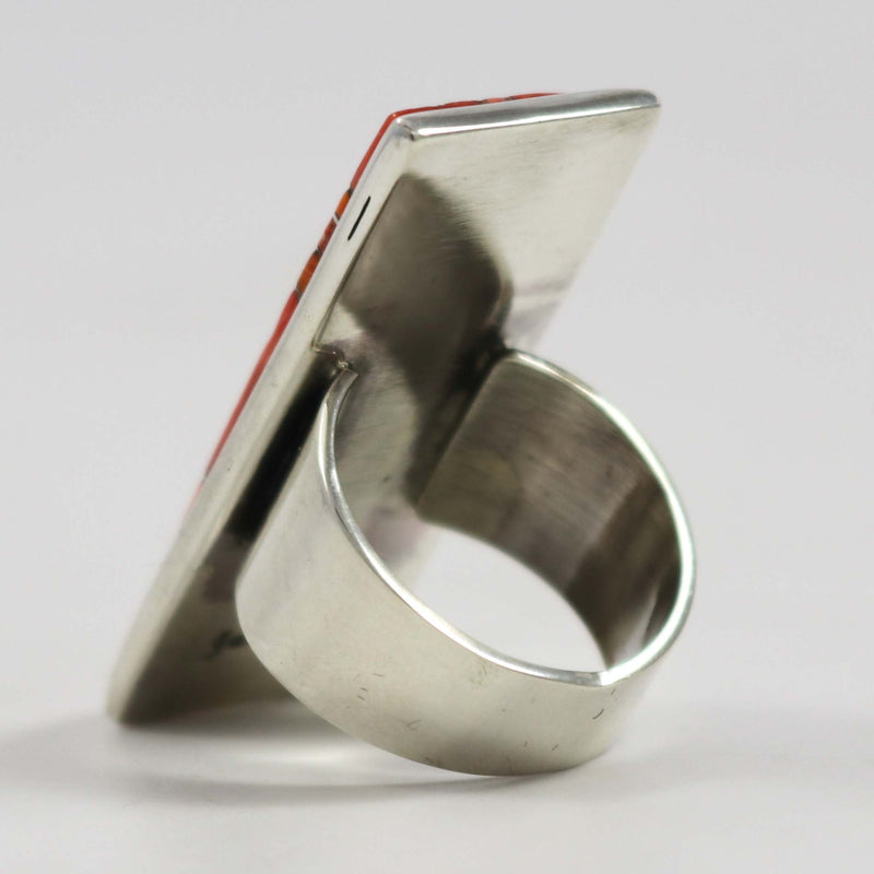 Spiny Oyster Inlay Ring