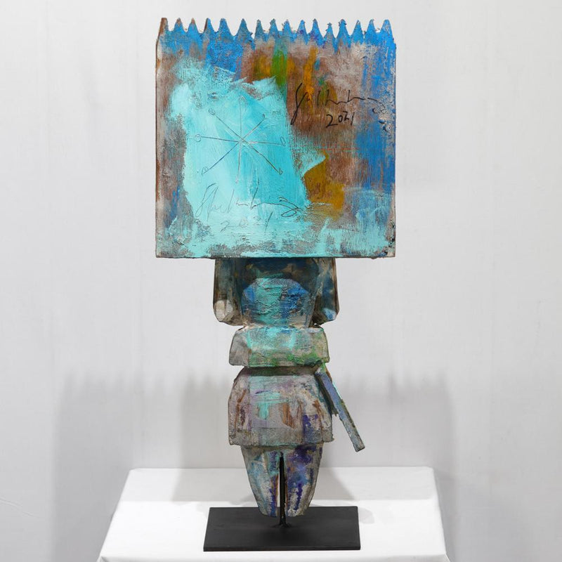 Navajo Spirit Being Sculpture by Sheldon Harvey - Garland&