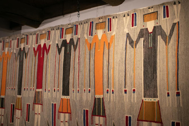 1925-35 Sandpainting Rug by Vintage Collection - Garland&