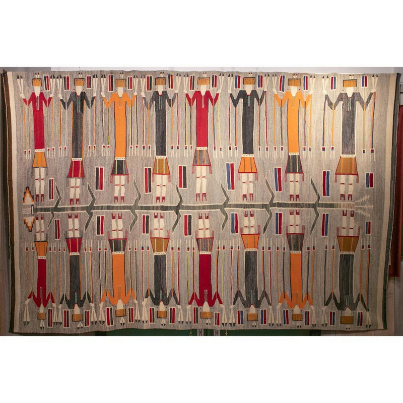 1925-35 Sandpainting Rug by Vintage Collection - Garland&