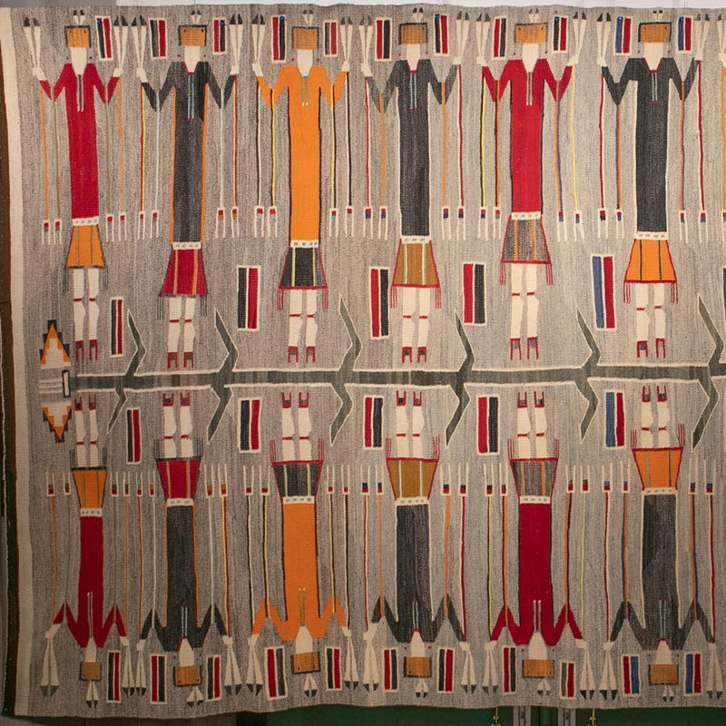 1925-35 Sandpainting Rug by Vintage Collection - Garland&