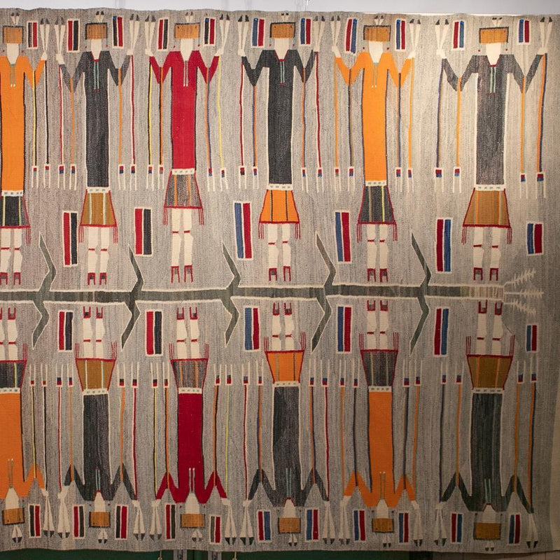 1925-35 Sandpainting Rug by Vintage Collection - Garland&