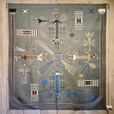 House of Moving Points Rug by Mary Long - Garland's