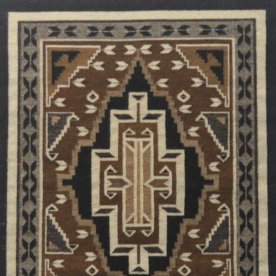 Two Grey Hills Tapestry by Edith Yazzie - Garland's