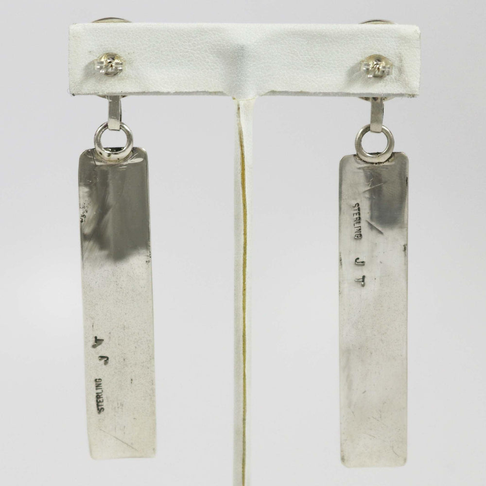 Battle Mountain Turquoise Earrings by Jack Tom - Garland's