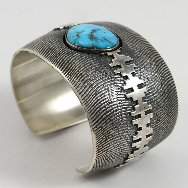 Blue Gem Turquoise Cuff by Al Joe - Garland's