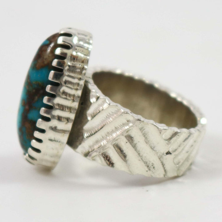 Candelaria Turquoise Ring by Alvin Yellowhorse - Garland's