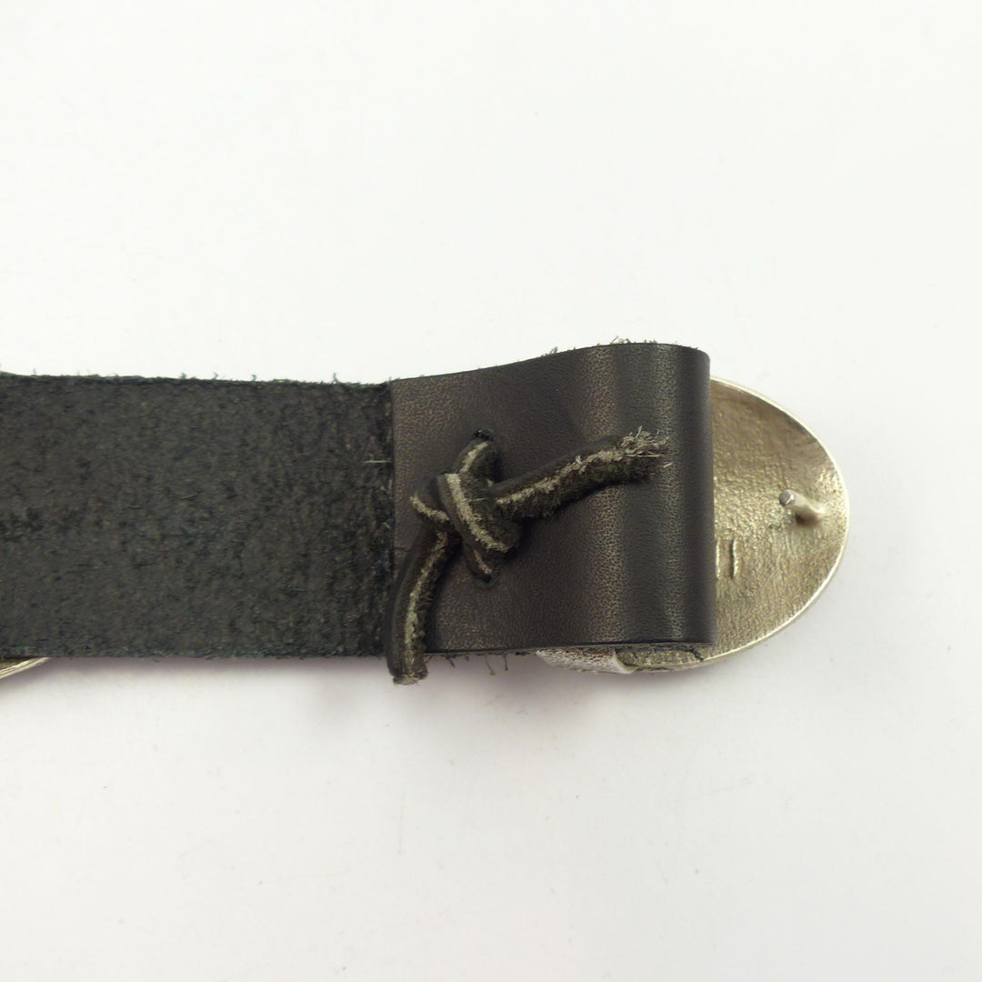 Cerrillos Turquoise Concha Belt by Cordell Pajarito - Garland's