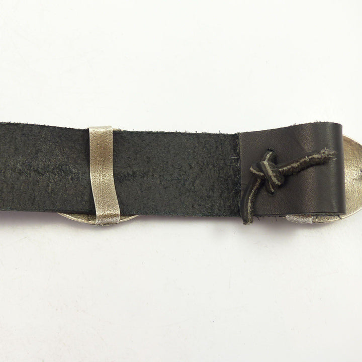 Cerrillos Turquoise Concha Belt by Cordell Pajarito - Garland's