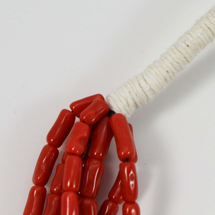 Coral Bead Necklace by Melvin Masquat - Garland's