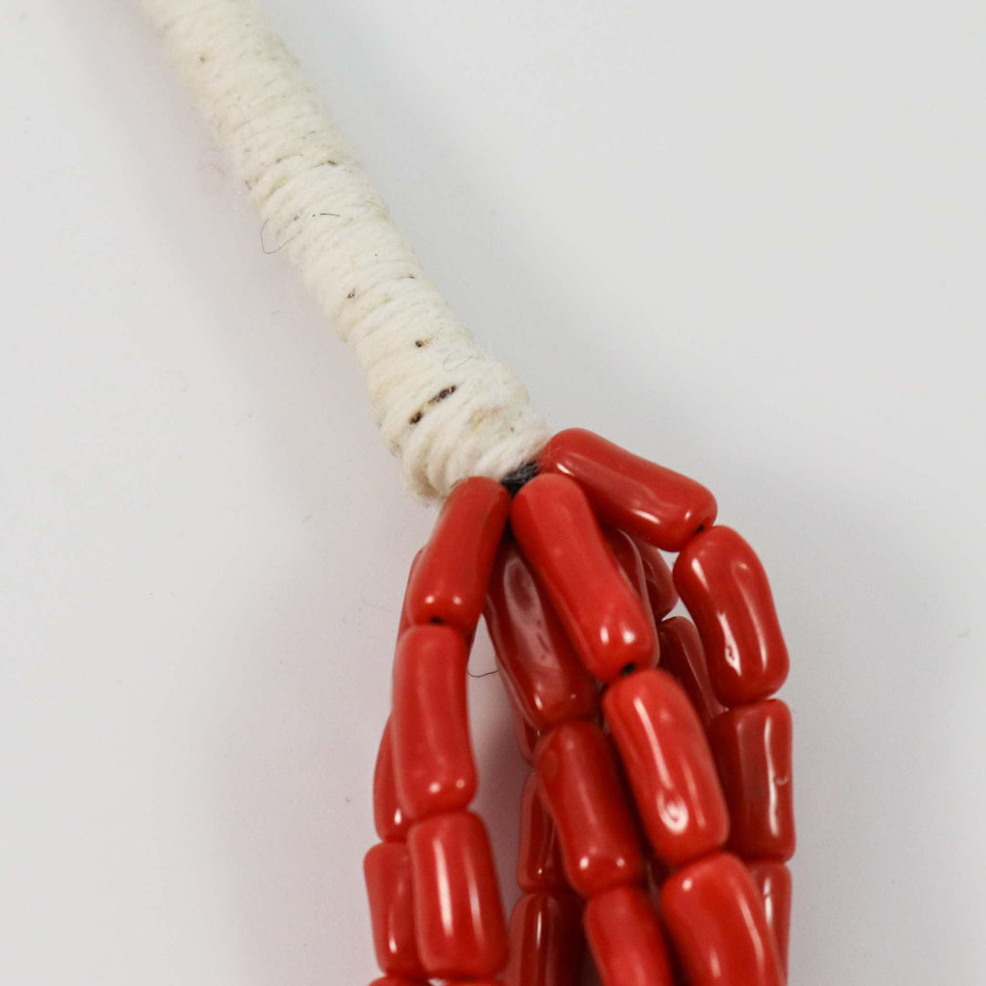 Coral Bead Necklace by Melvin Masquat - Garland's