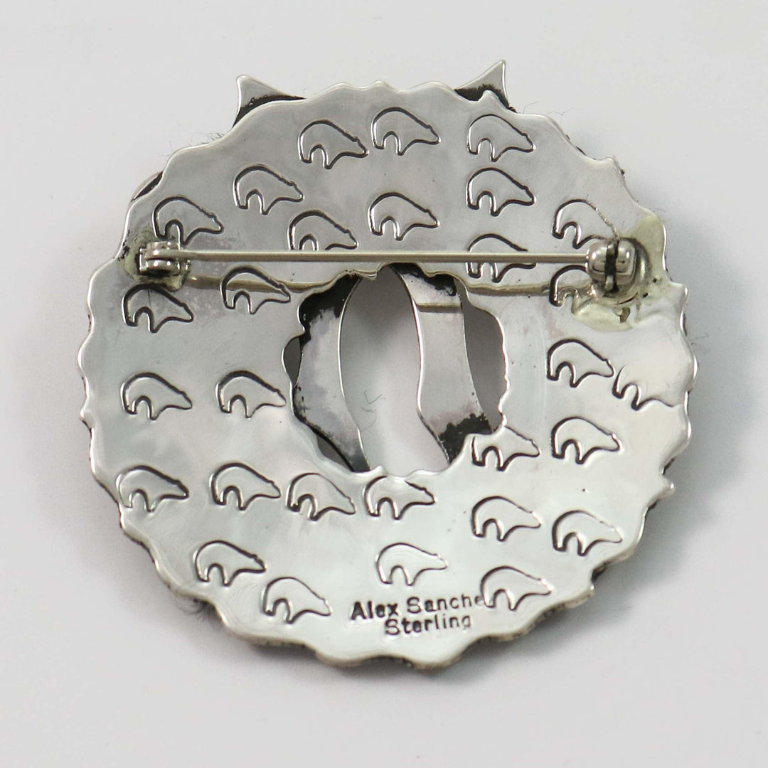 Coral Wreath Pin by Alex Sanchez - Garland's