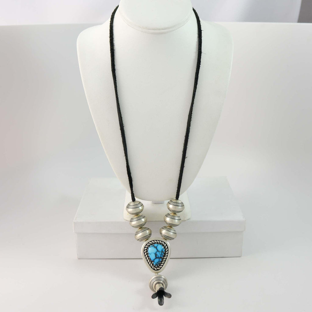 Egyptian Turquoise Squash Pendant by Trent Lee-Anderson - Garland's