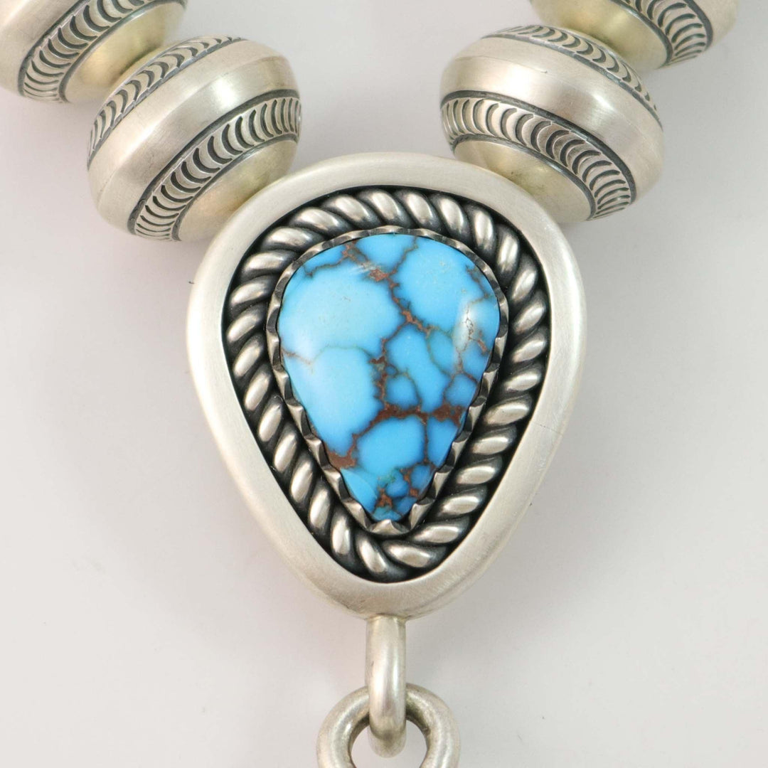 Egyptian Turquoise Squash Pendant by Trent Lee-Anderson - Garland's