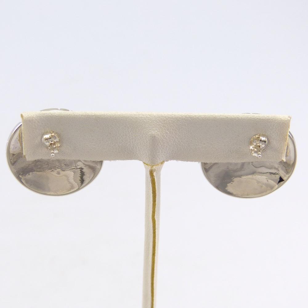 Gold on Silver Earrings by Robert Taylor - Garland's
