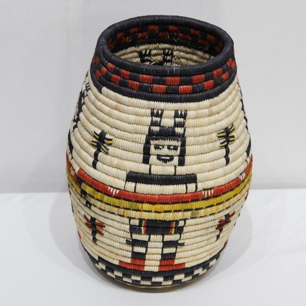 Hopi Clown Basket by Kathryn Kooyahoema - Garland's