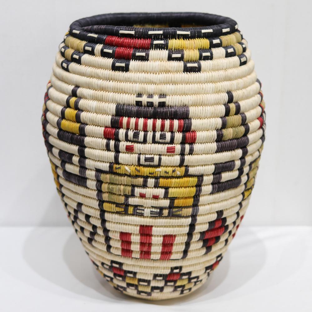 Hopi Kachina Basket by Annette Nasafotie - Garland's