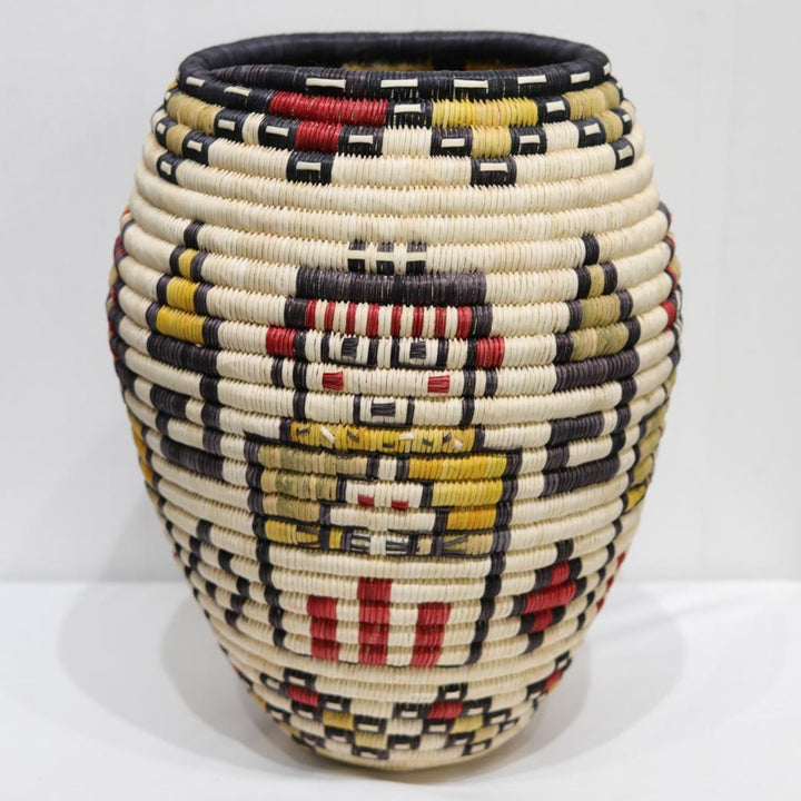 Hopi Kachina Basket by Annette Nasafotie - Garland's