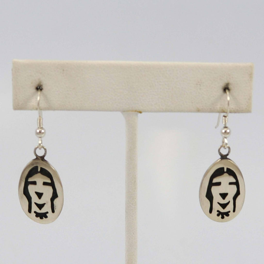 Hopi Maiden Earrings by Ambrose Namoki - Garland's