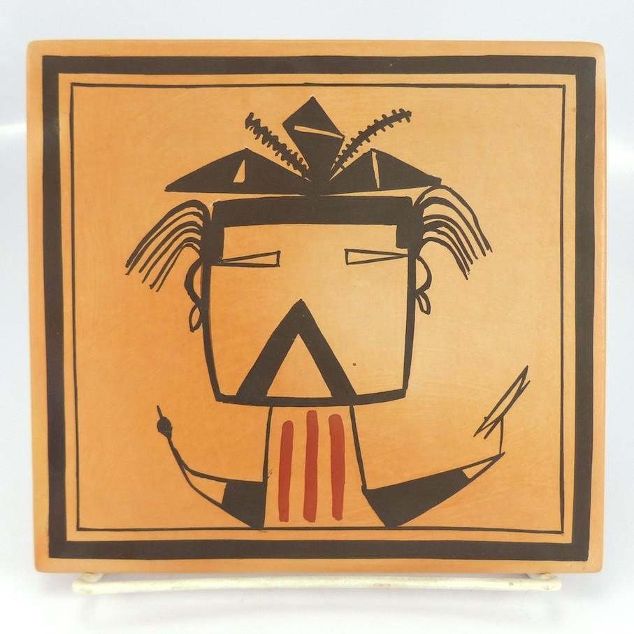 Hopi Pottery Tile by Fawn Navasie - Garland's
