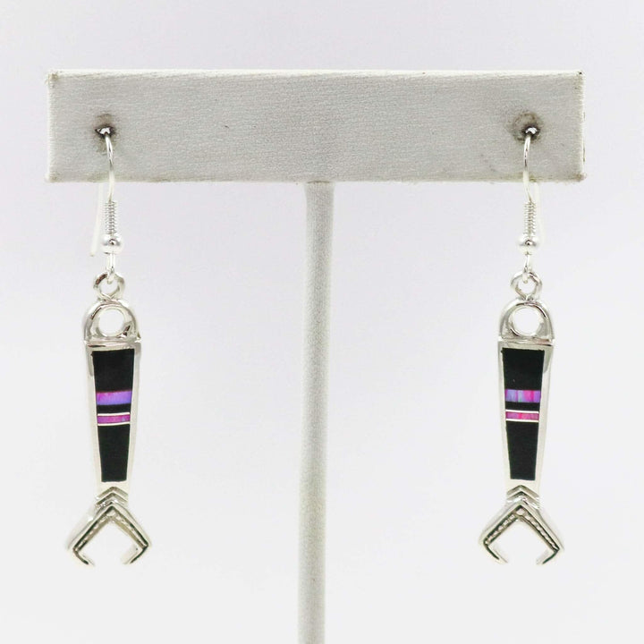 Inlay Earrings by Stanley Manygoats - Garland's