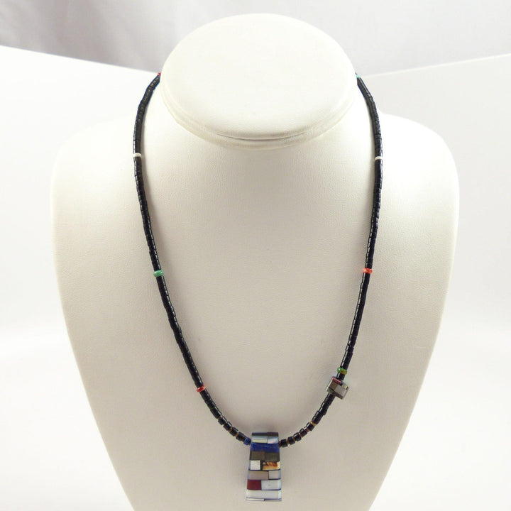 Inlay Reversible Necklace by Janalee Reano Valencia - Garland's