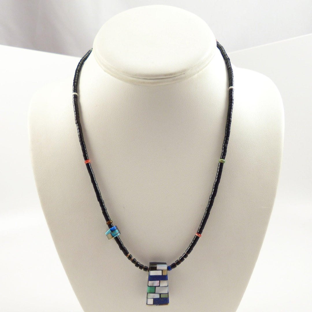 Inlay Reversible Necklace by Janalee Reano Valencia - Garland's