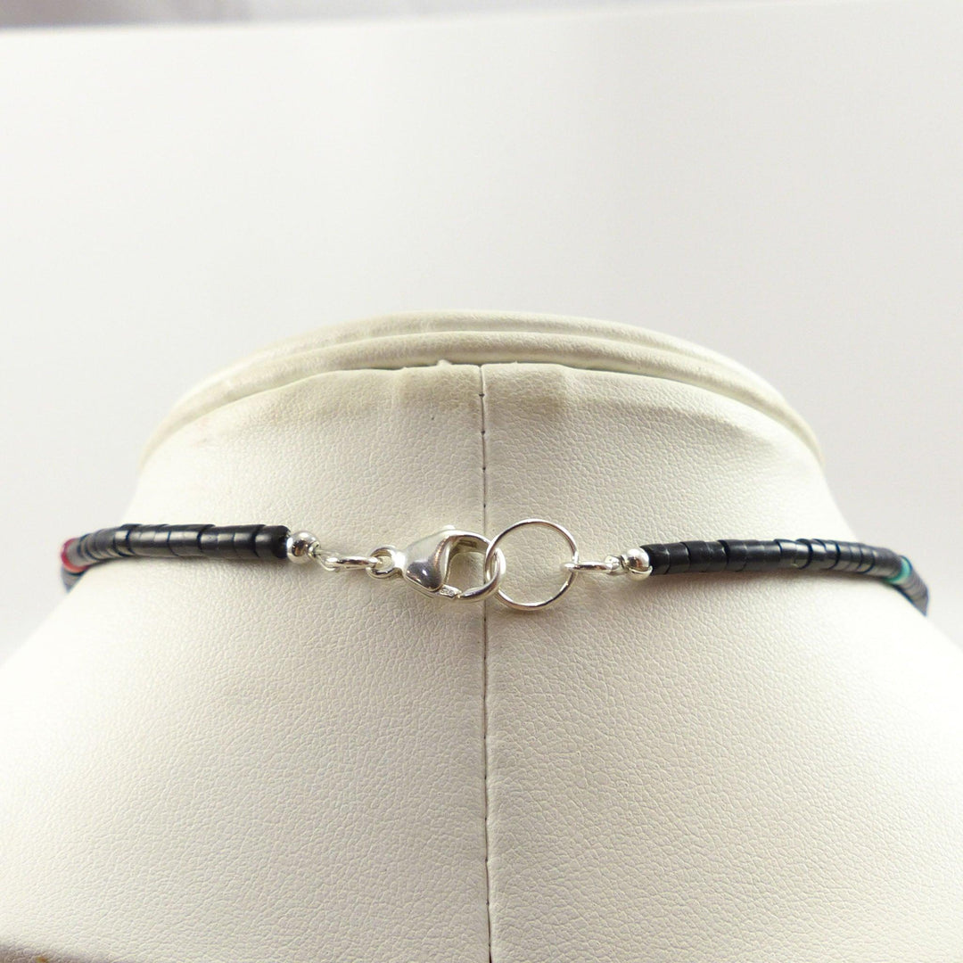 Inlay Reversible Necklace by Janalee Reano Valencia - Garland's
