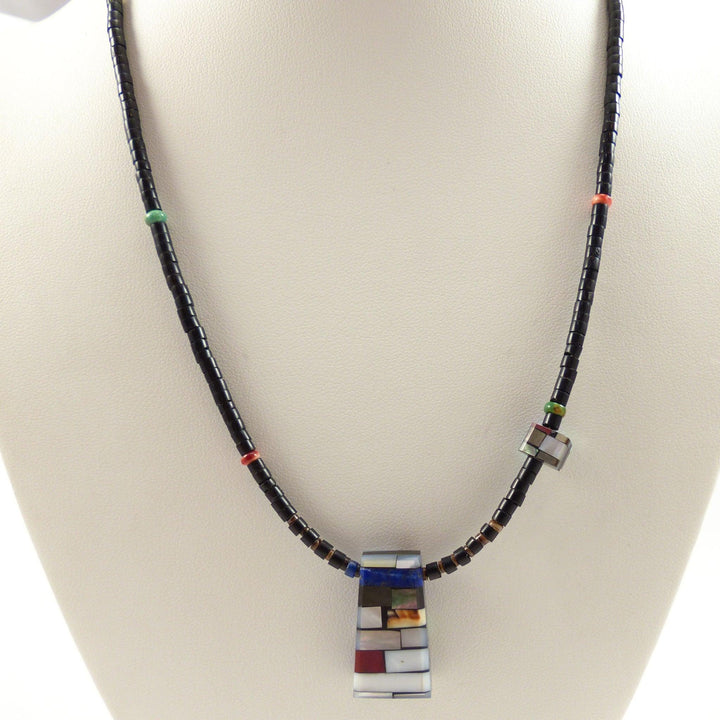 Inlay Reversible Necklace by Janalee Reano Valencia - Garland's