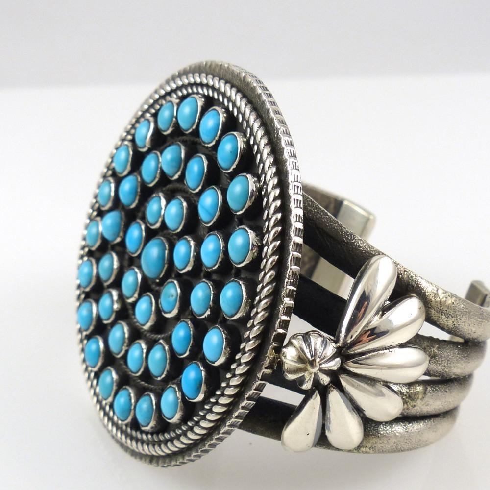 Kingman Turquoise Cuff by Ernest Rangel - Garland's