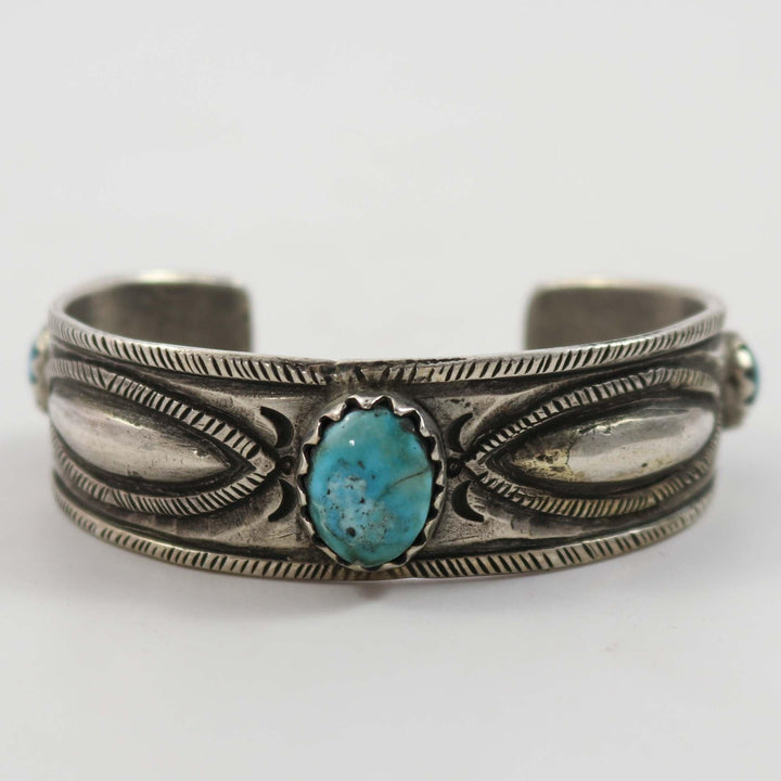Kingman Turquoise Cuff by Jock Favour - Garland's