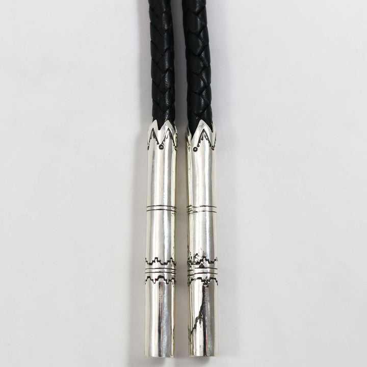 Morenci Turquoise Bola Tie by Dina Huntinghorse - Garland's