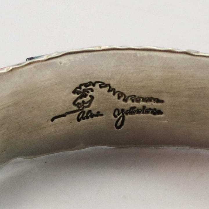 Multi-Stone Inlay Cuff by Alvin Yellowhorse - Garland's