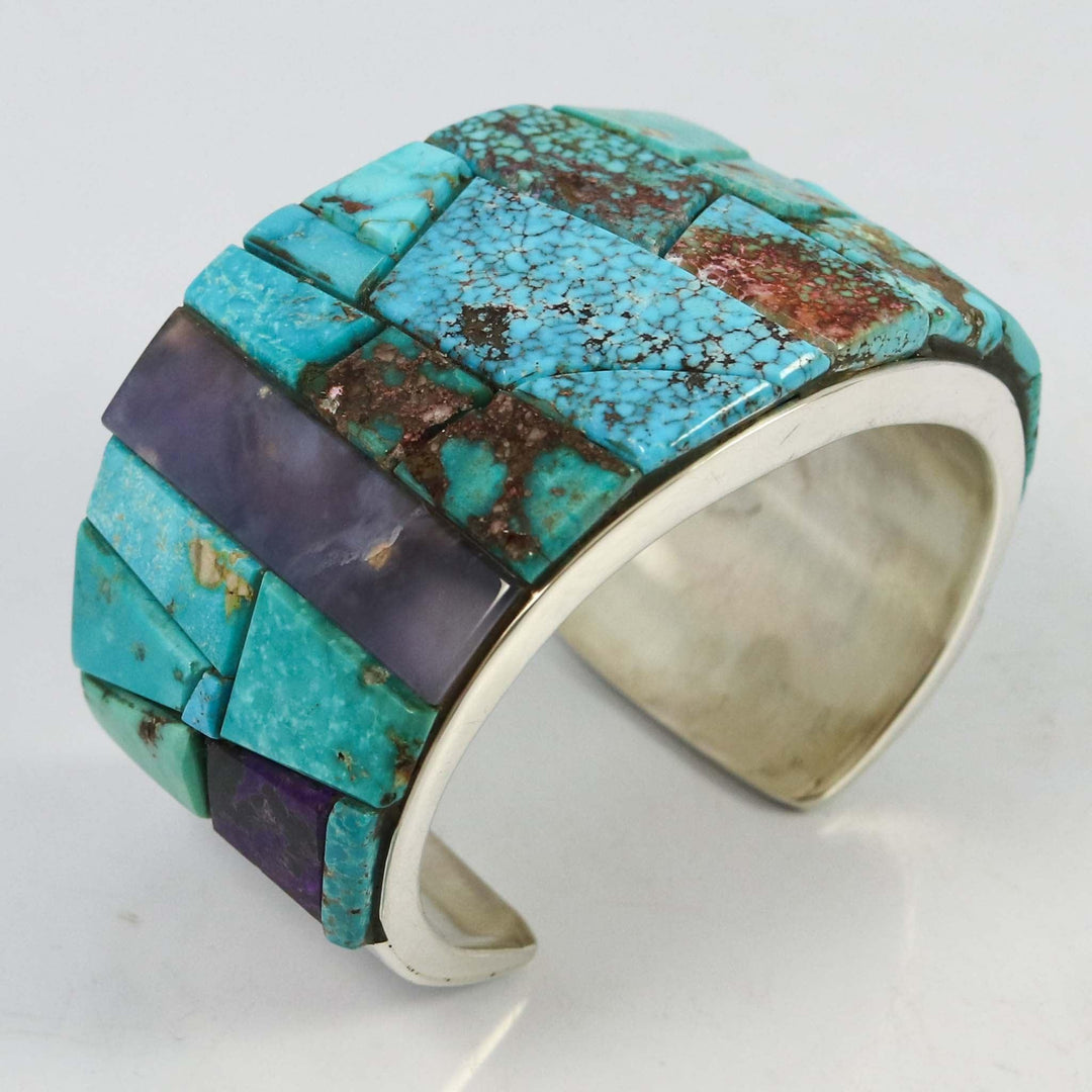Multi-Stone Inlay Cuff by Na Na Ping - Garland's