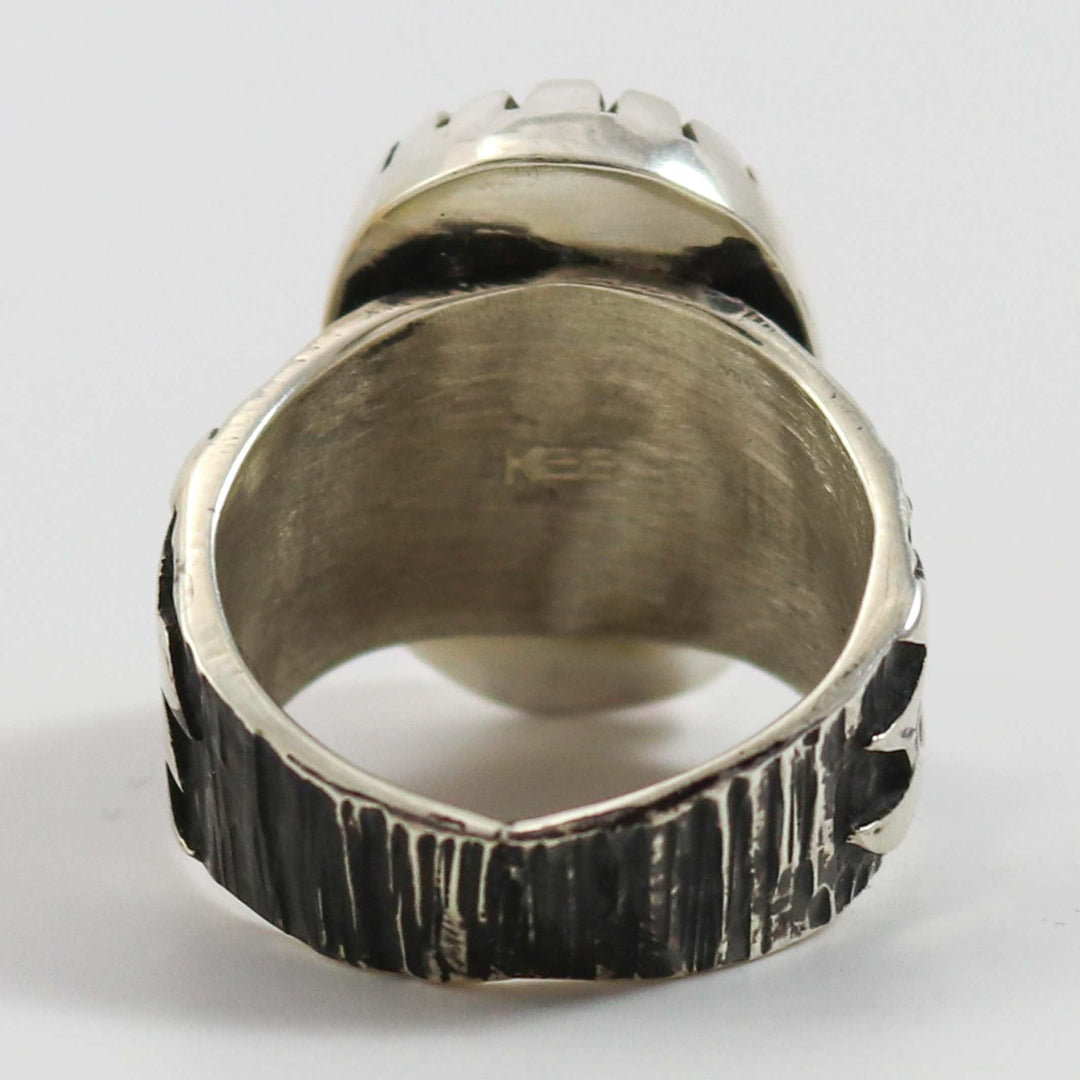 Pilot Mountain Turquoise Ring by Kee Yazzie - Garland's