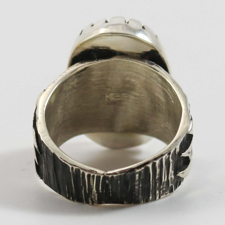 Pilot Mountain Turquoise Ring by Kee Yazzie - Garland's