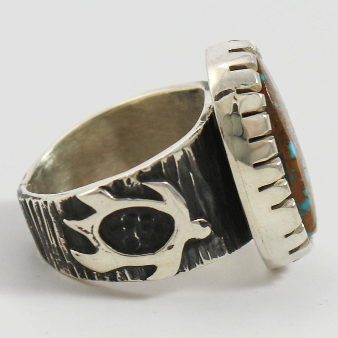 Pilot Mountain Turquoise Ring by Kee Yazzie - Garland's