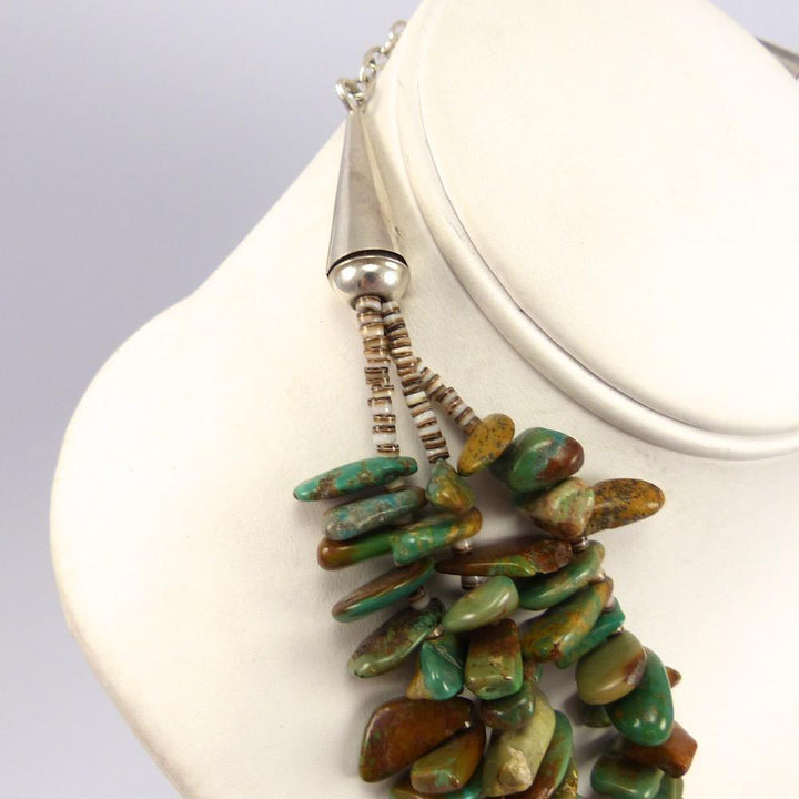 Royston Turquoise Jacla Necklace by Kenneth Aguilar - Garland's
