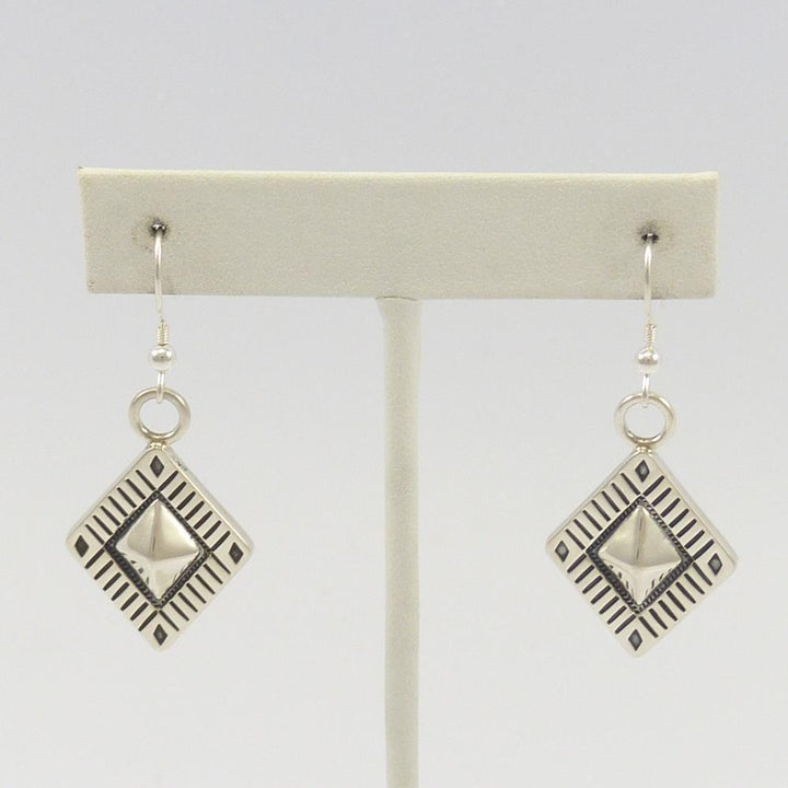 Silver Diamond Earrings by Trent Lee-Anderson - Garland's