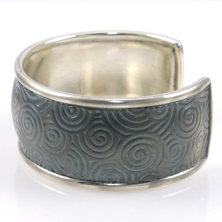 Silver Spiral Cuff by Pete Johnson - Garland's