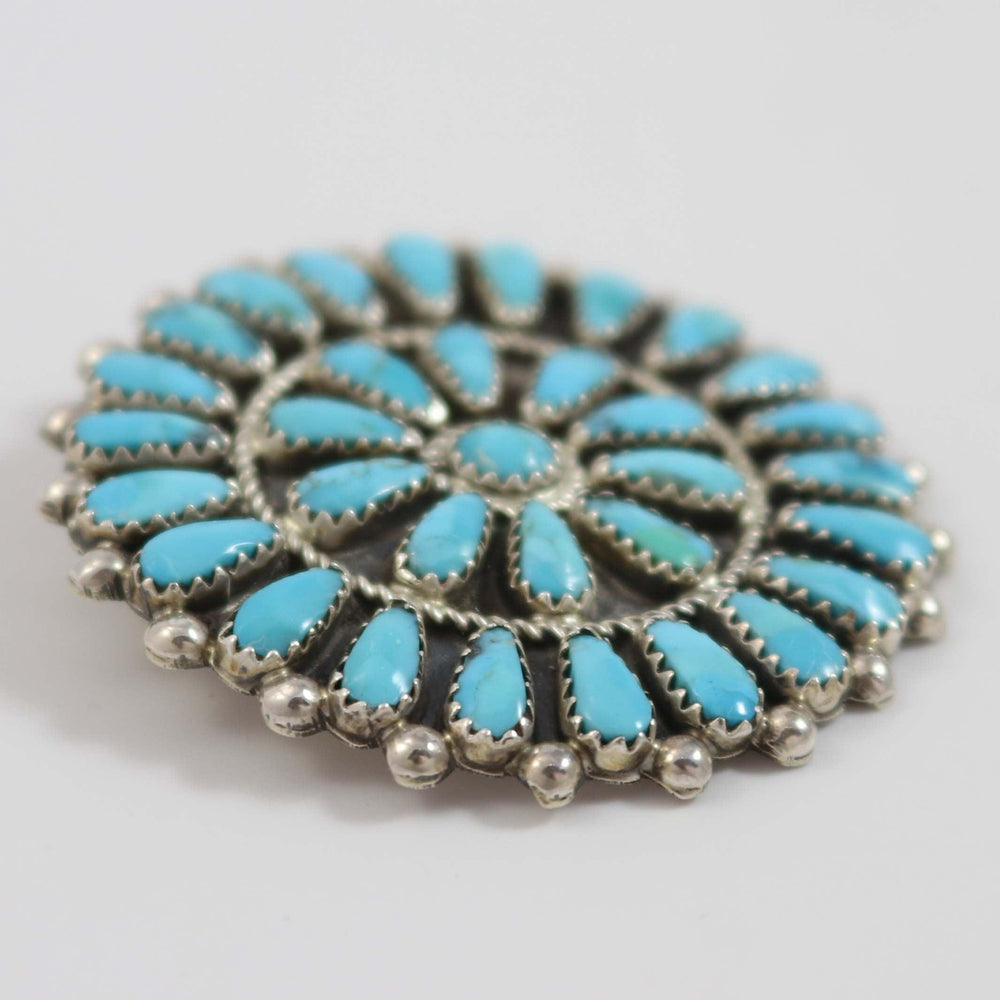 Sleeping Beauty Turquoise Pin by James Freeland - Garland's