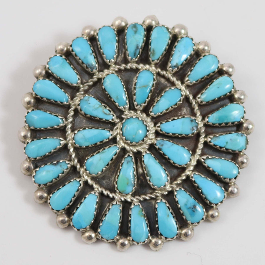 Sleeping Beauty Turquoise Pin by James Freeland - Garland's